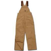 Unlined Cotton Duck Bib Overalls Non-Insulated Overalls Work Apparel